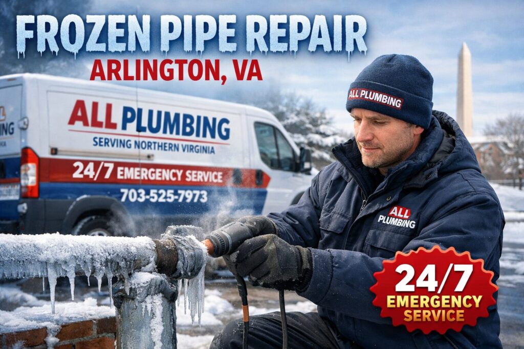 Frozen Pipe Repair Arlington va